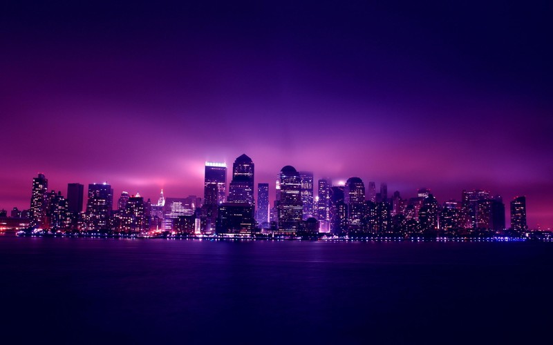 world, city, lights, hd