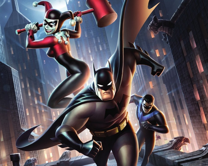 batman and harley quinn, 2017 movies, animated movies, hd, batman, harley quinn