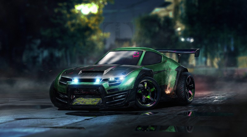 rocket league, cars, games, artwork, artist, digital art