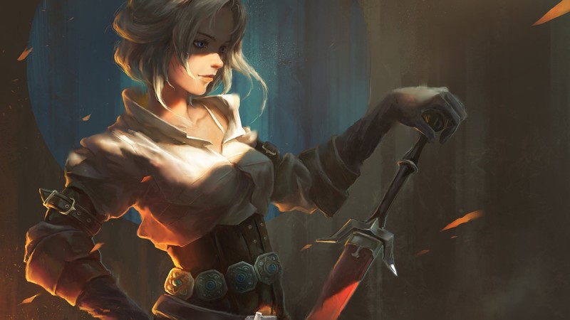ciri, the witcher 3, games, ps4 games, xbox games, pc games, artist, digital art, artwork, fantasy girls, hd