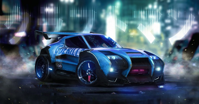 rocket league, cars, games, artwork, artist, digital art
