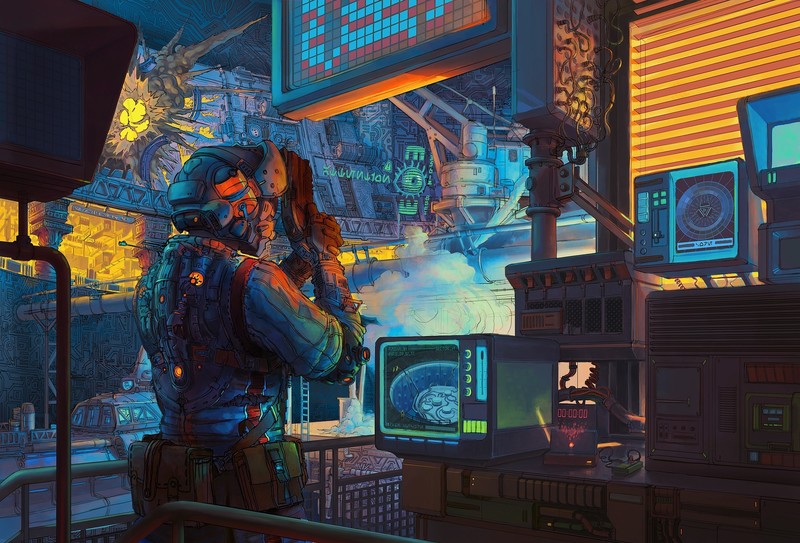 artist, digital art, hd, scifi, artwork
