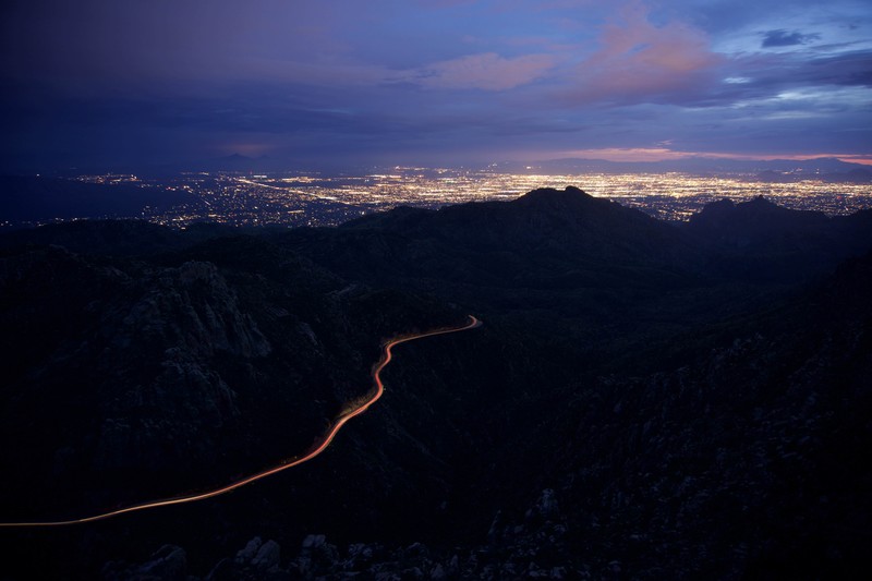 lights, road, nature, hd, 4k, 5k