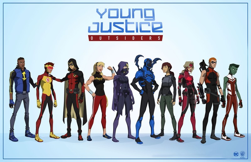 young justice outsiders, tv shows, animated shows, hd