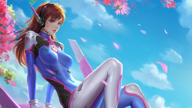 dva overwatch, overwatch, games, artwork, hd