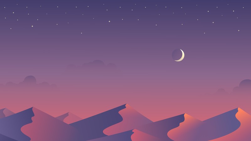 desert, sun, moon, minimalism, 4k, 5k, hd, artist, artwork, digital art