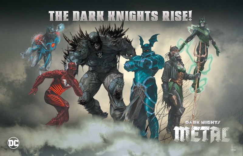 comics, artwork, dark knight metal, hd