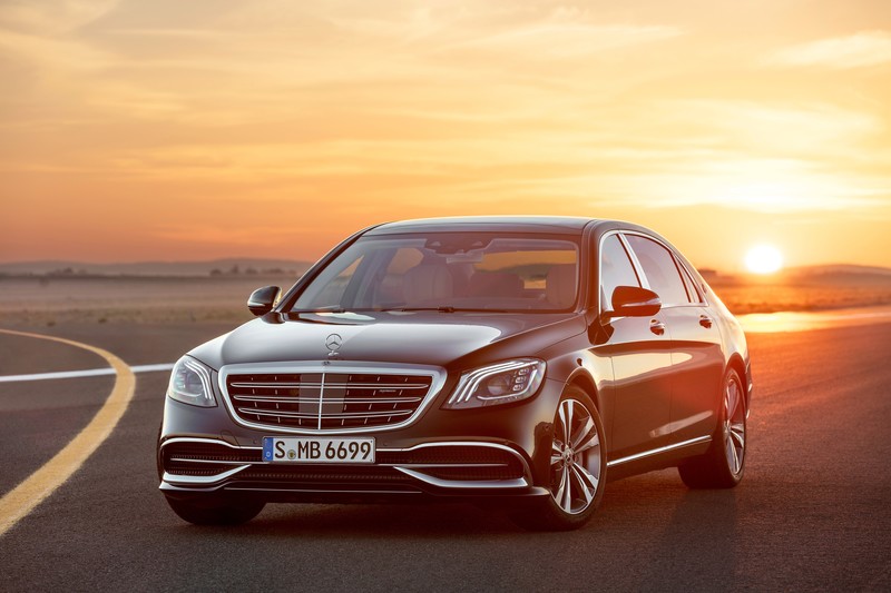mercedes s class, mercedes, mercedes benz, cars, 2017 cars, 4k, hd, sunset
