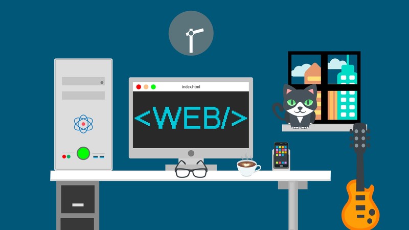computer, minimalism, web developer, hd