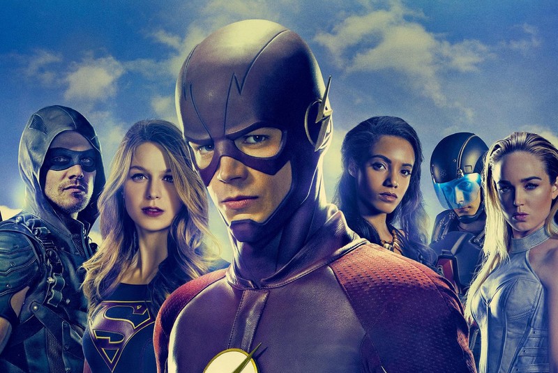 the flash, arrow, supergirl, tv shows, the cw, super heroes, barry allen, grant gustin, hd