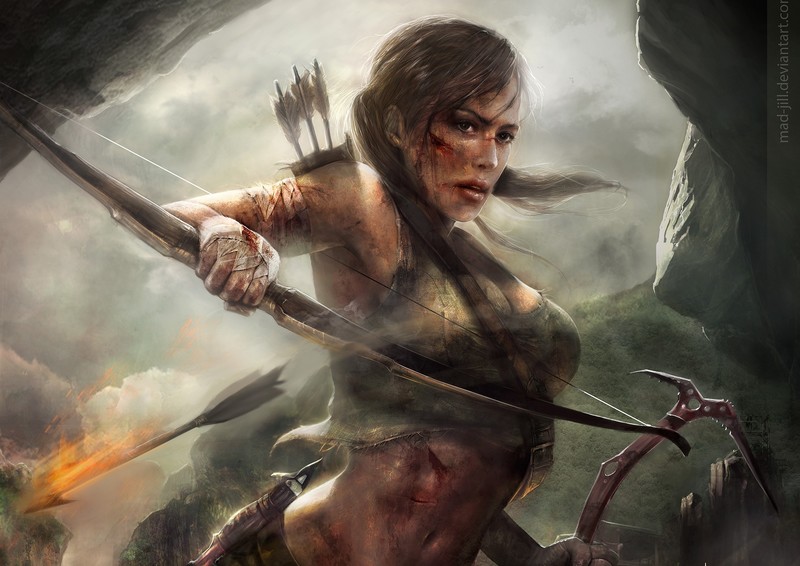 lara croft, tomb raider, games, fantasy girls, hd