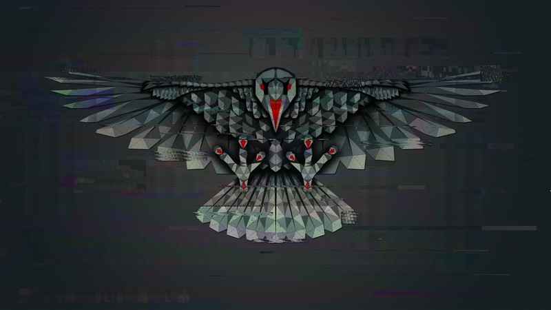 crow, artist, digital art, hd, 4k