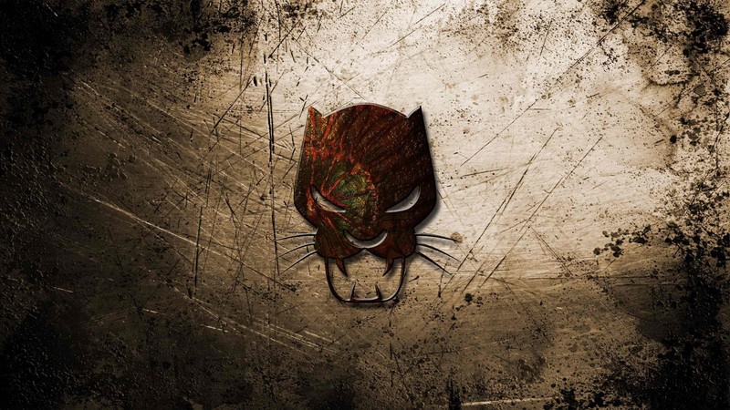 black panther, movies, logo, artwork, hd, 4k