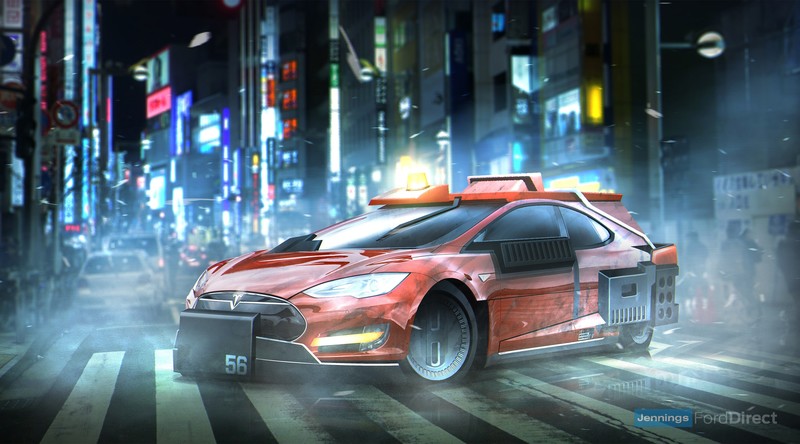 blade runner 2049, movies, 2017 movies, hd, cars, 4k, tesla, artist, artwork, digital art