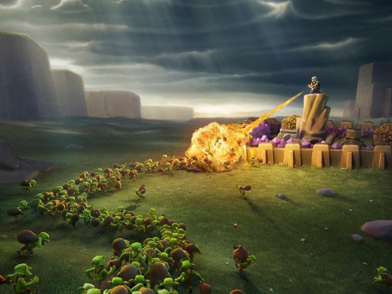 clash of clans, supercell, games, hd