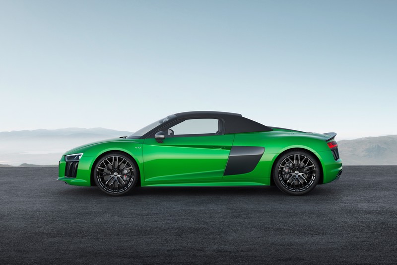 audi r8 spyder v10 plus, audi r8, audi, 2017 cars, cars, 4k, hd