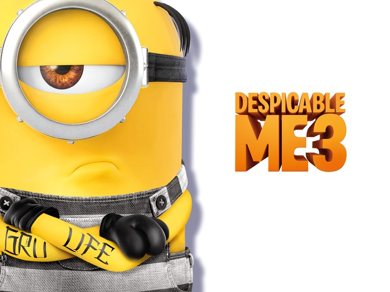 despicable me 3, minions, 2017 movies, animated movies, hd