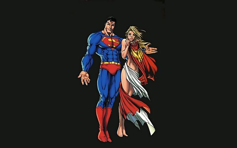 superman, supergirl, superheroes, artist, digital art, artwork, hd