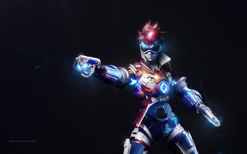 tracer overwatch, overwatch, games, xbox games, ps games, pc games, 2016 games, hd, artwork, artist, digital art