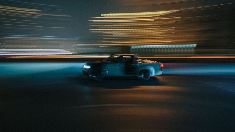 car, speed, motion, blur, long exposure, 4k