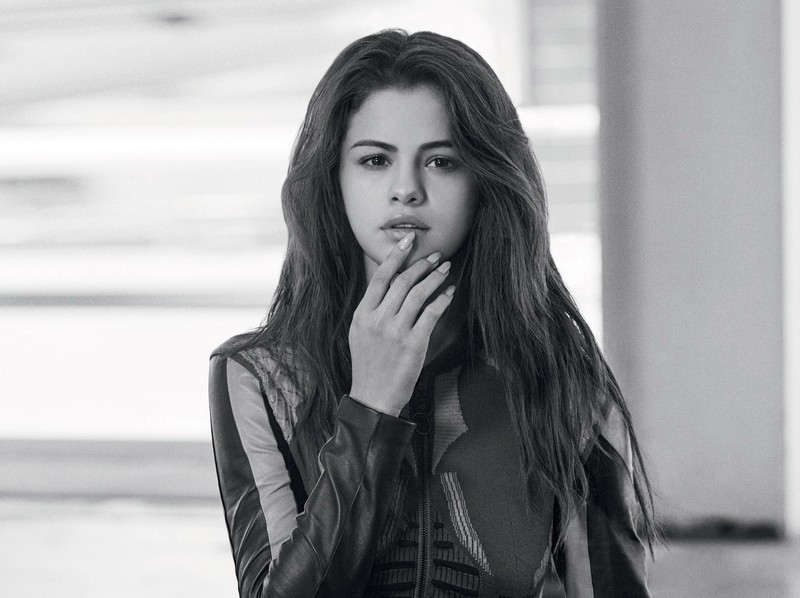 selena gomez, celebrities, girls, hd, monochrome, black and white HD ...