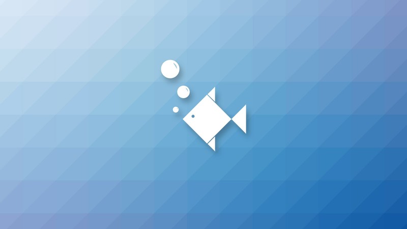 fish, minimalism, artist, digital art, hd
