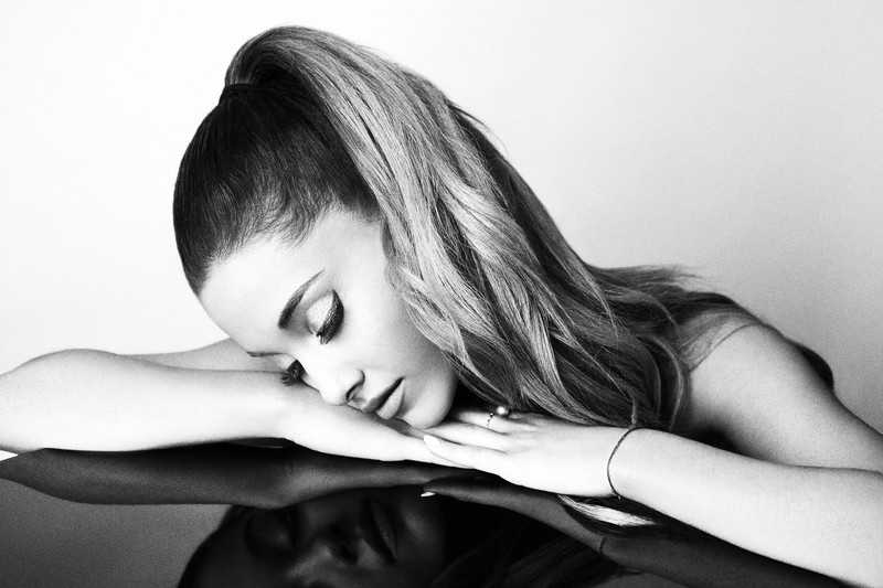 ariana grande, celebrities, music, girls, cute, singer, 4k, hd, monochrome, black and white
