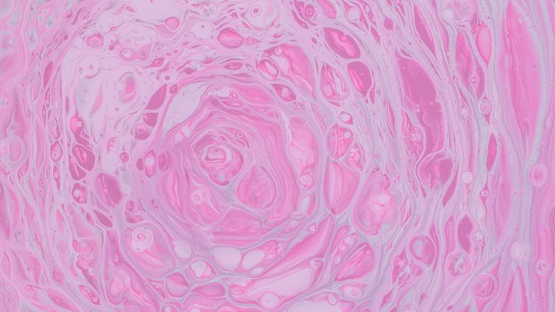 spots, stains, abstraction, pink, liquid, 4k