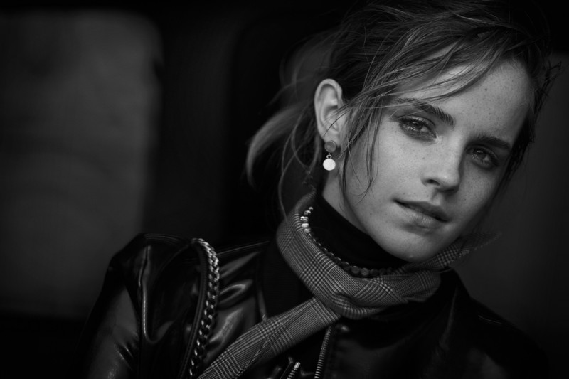 emma watson, celebrities, girls, hd, monochrome, black and white