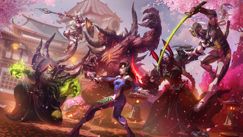 heroes of the storm, 2017 games, games, hd, 4k