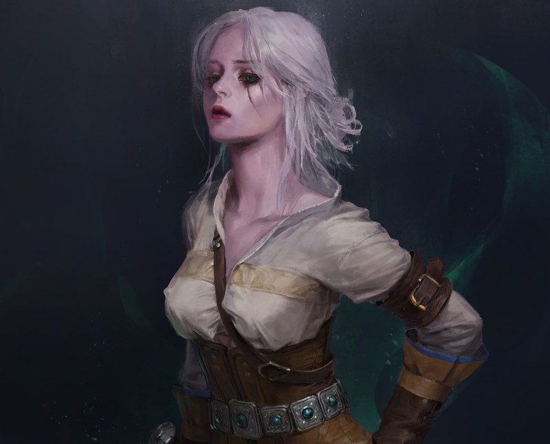 ciri, the witcher 3, games, ps4 games, xbox games, pc games, artist, digital art, artwork, hd