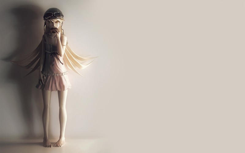 monogatari, anime girl, anime, hd