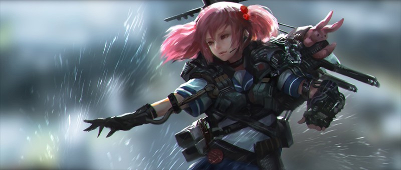 anime girl, anime, hd