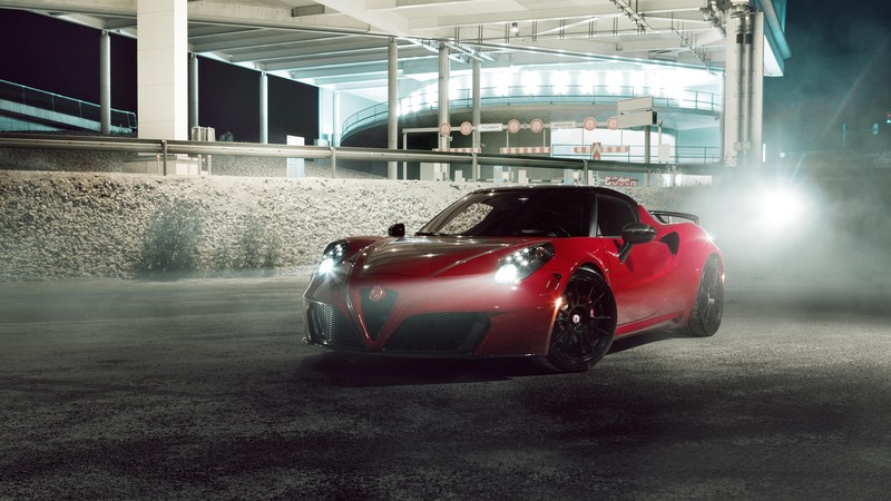 alfa romeo 4c, alfa romeo, cars, 4k, hd