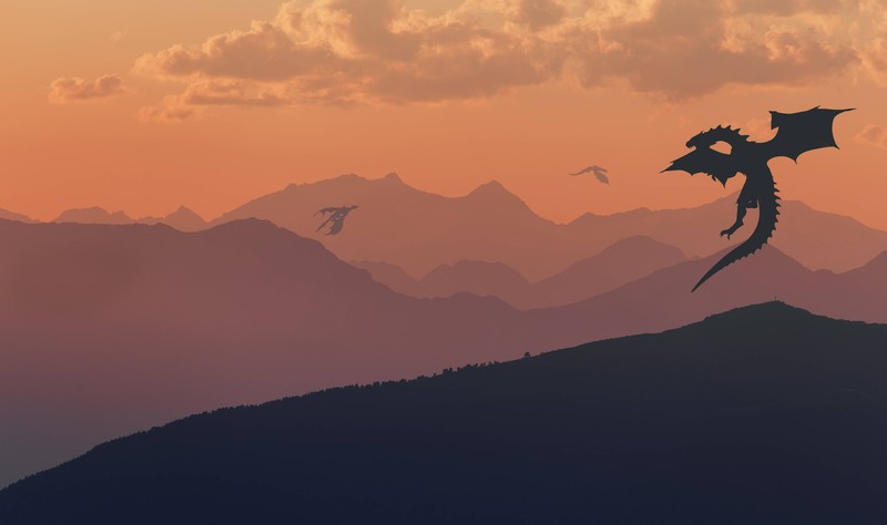 game of thrones, dragon, minimalism, artwork, hd, 4k, 5k