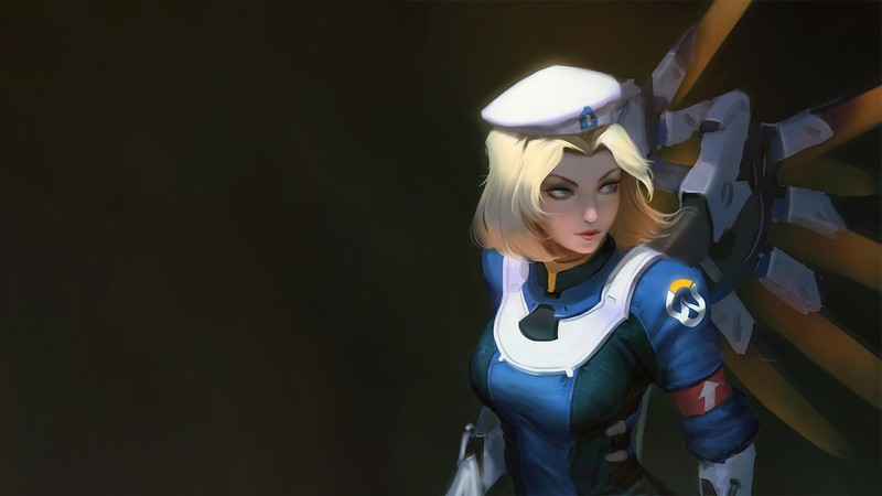 mercy, overwatch, artwork, hd, deviantart, artist