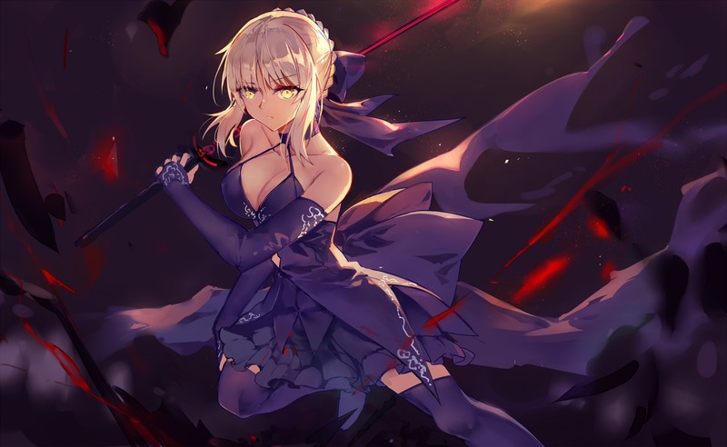 anime girl, anime, hd