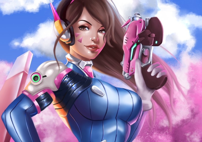 dva overwatch, overwatch, games, artwork, hd