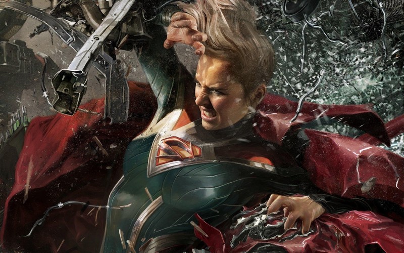 injustice 2, supergirl, games, hd