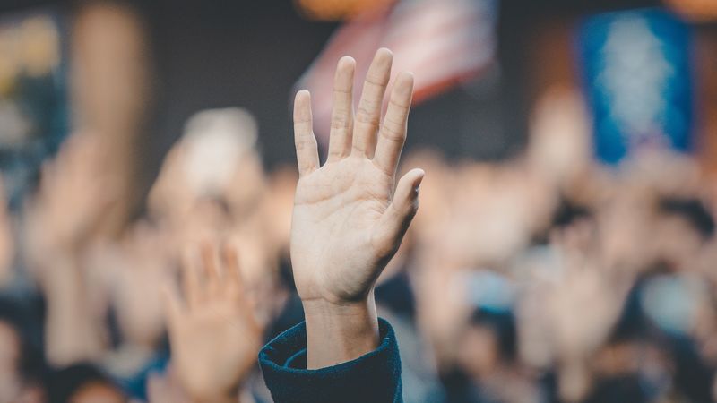 hand, fingers, palm, 4k