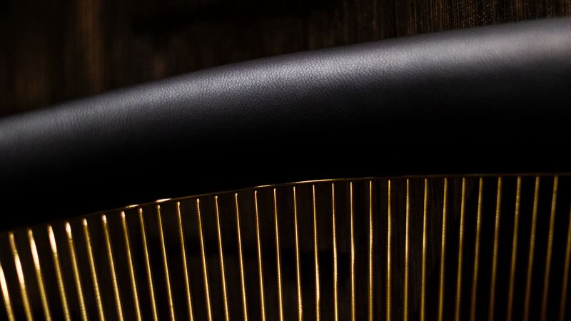 texture, lattice, leather, black, dark, 4k
