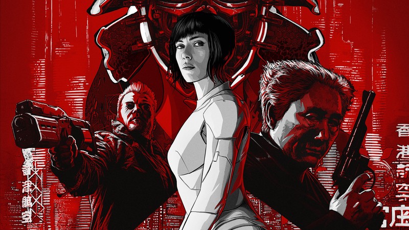 ghost in the shell, 2017 movies, 5k