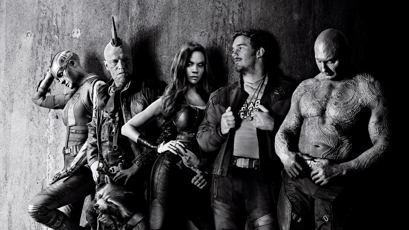 guardians of the galaxy vol 2, star lord, guardians of the galaxy, movies, hd, 5k, 4k, monochrome, black and white, yondu
