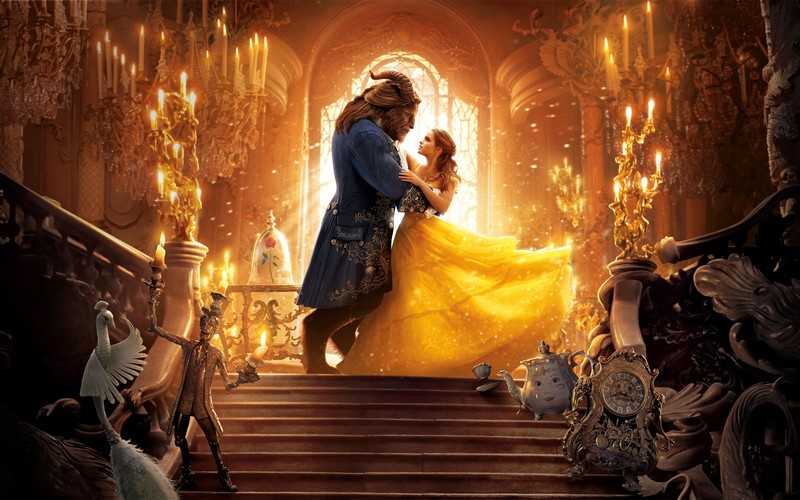 beauty and the beast, 2017 movies, movies, 4k, 8k