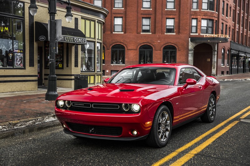 dodge challenger, cars, dodge, red