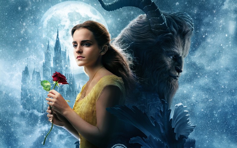 beauty and the beast, 2017 movies, movies, 4k, hd