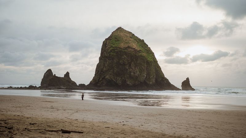 beach, loneliness, sad, sea, rocks, 4k