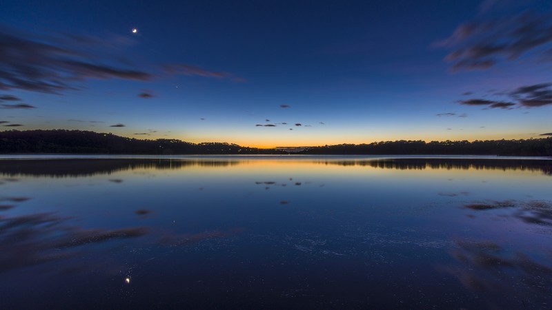 lake, nature, 4k, photography