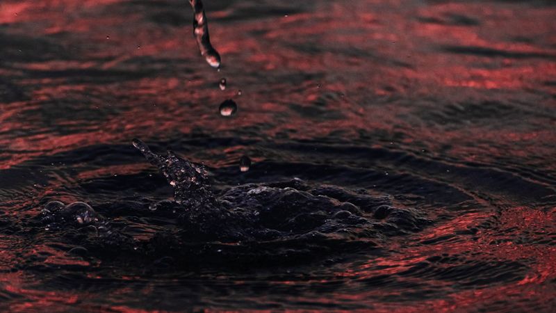 water, spray, stream, drops, waves, 4k