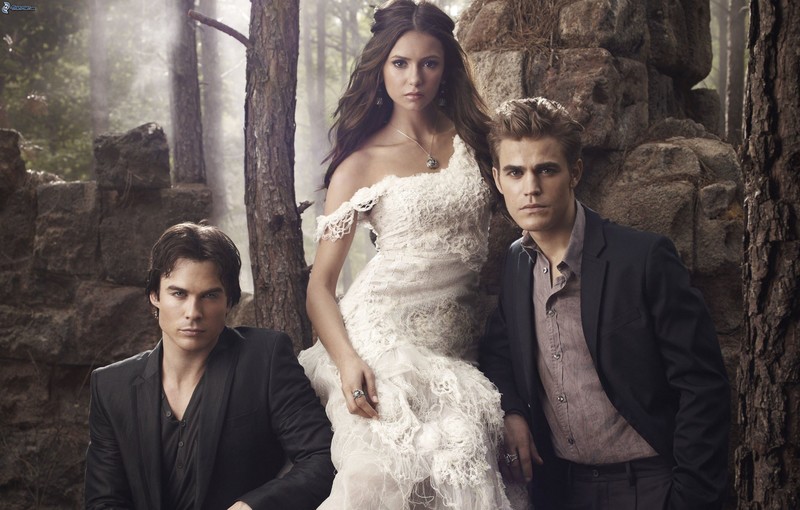 the vampire diaries, tv shows, hd, nina dobrev